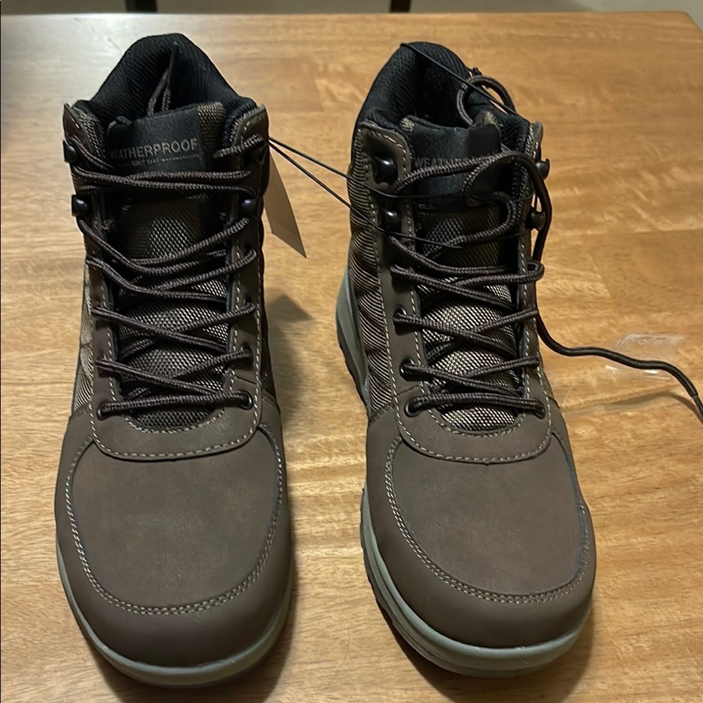 Weatherproof Men's Brown Hiking Boots